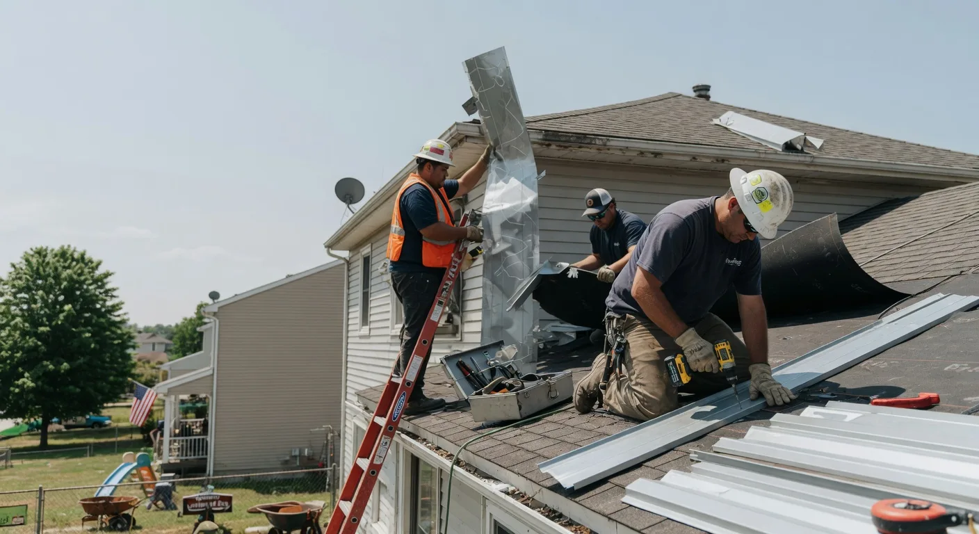 Storm Damage Metal Roof Repair in Shandaken, NY